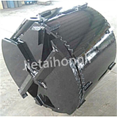 Qualität  Double Bottom Sand Soil Drilling Bucket Core Barrel With Auger Teeth Rotary Fabrik