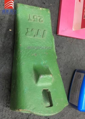 flache Bohrer-Zahn-Stahlmaschinerie-Ersatzteil-Grün des Eimer-25t