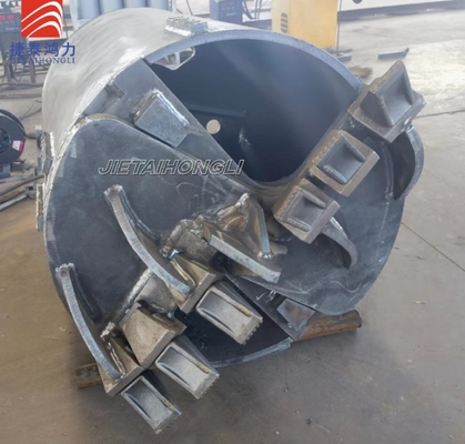 Außendurchmesser 600 mm Erdeimerschalendicke 16 mm Dicke der Bodenplatte 50 mm