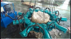 Kopf schnitt 1200mm hydraulische konkrete Stapel-Unterbrecher-Maschine für gebohrten Loch-Bruch