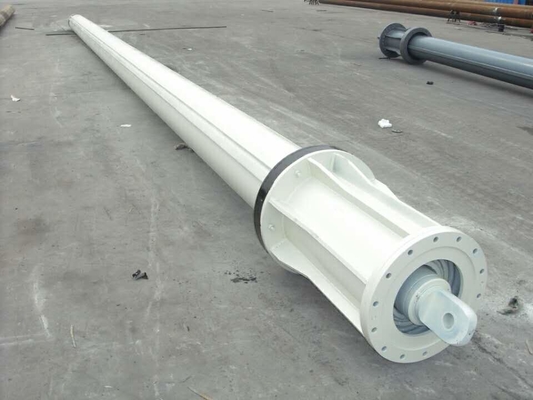 Soilmec Bauer Casagrande Tescar Mechanical Mait, der Kelly Bar SR280 u. SR285 ineinander greift