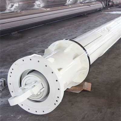 Soilmec Bauer Casagrande Tescar Mechanical Mait, der Kelly Bar SR280 u. SR285 ineinander greift