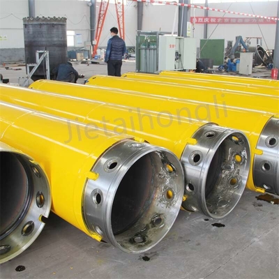 Drehbohrloch-Ersatzteil-Leiter For Piling Drill Rig Double Wall Pipe Zoomlion
