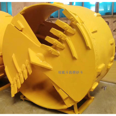 Q355C-Boden-Eimer Od800mm/1000mm /1200mm/1500mm Clay Flat Teeth Bucket